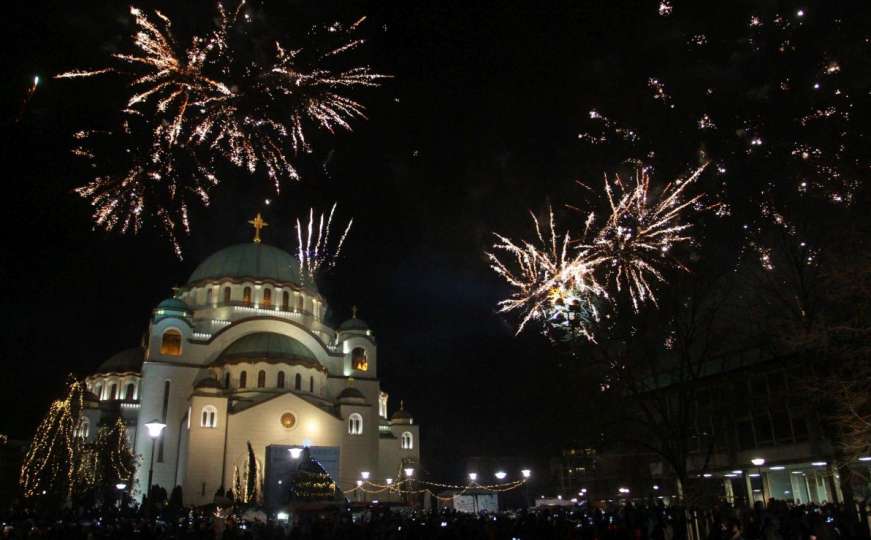 Pravoslavna Nova godina dočekana širom Srbije, vatromet tačno u ponoć